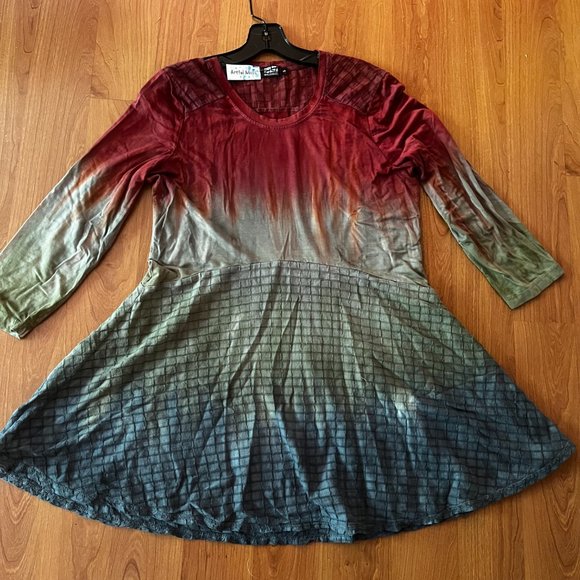 Art of Cloth - 2-layer jersey/cotton tunic - Picture 3 of 4